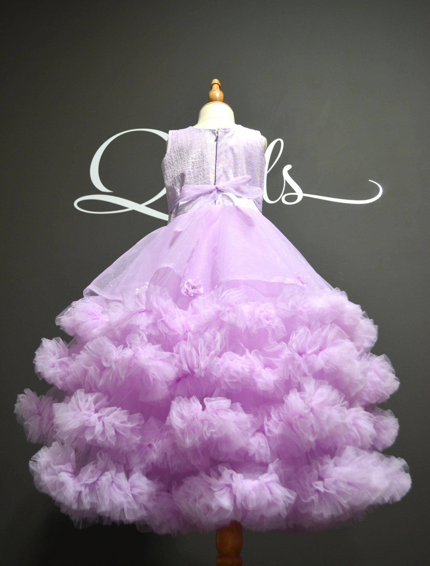 4 Layered Lilac Dress