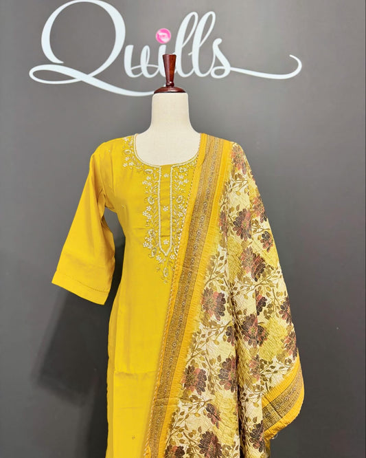 Yellow Kurti set