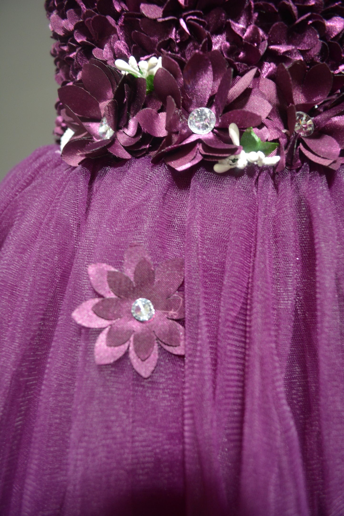 Purple Floral Dress