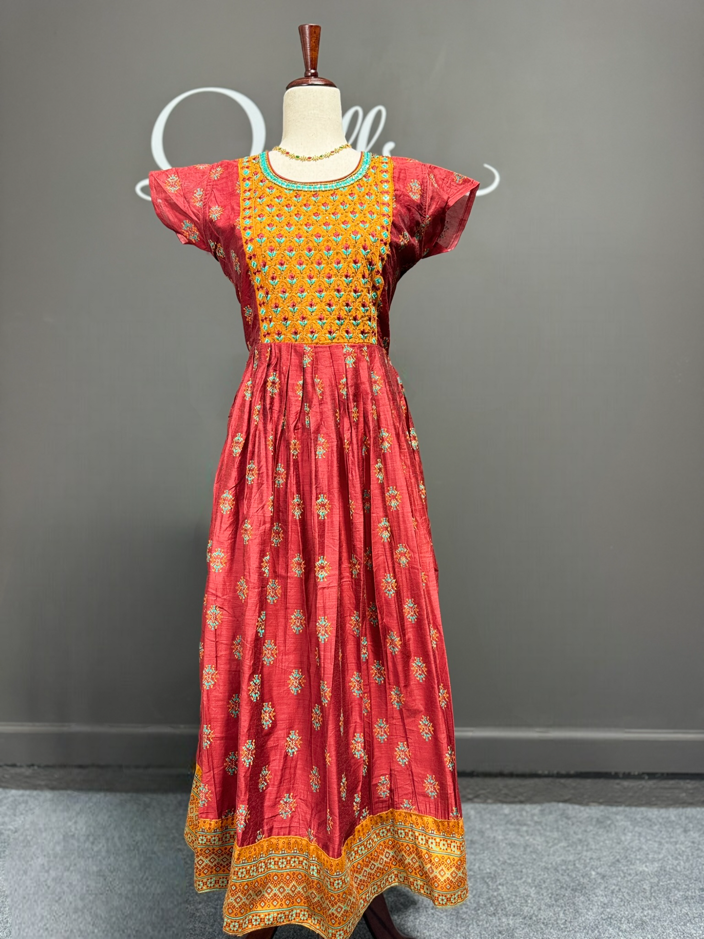 Chanderi Silk Kurti