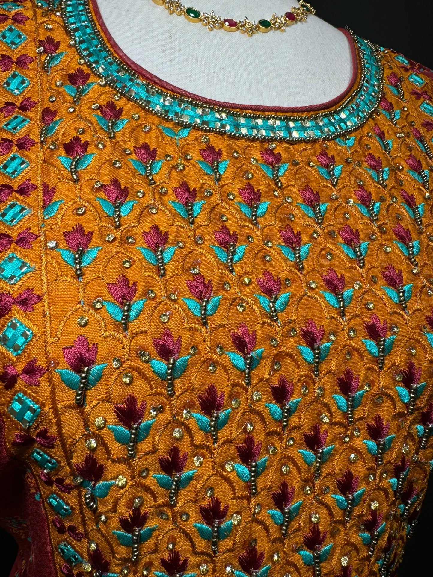 Chanderi Silk Kurti