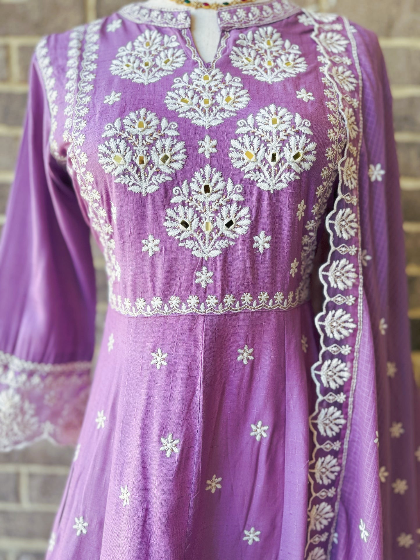 Lilac Anarkali Dress