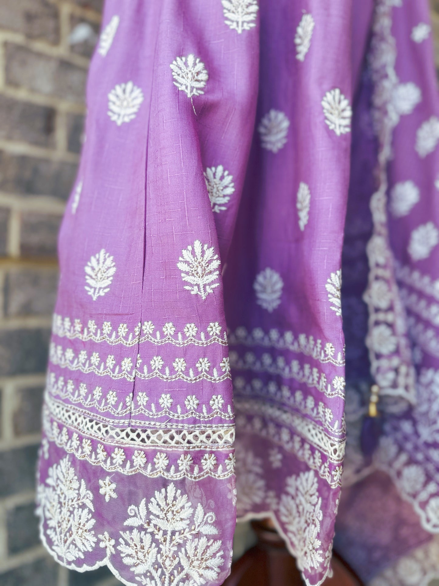 Lilac Anarkali Dress