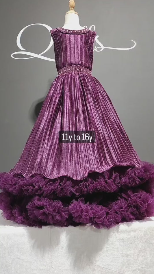 Premium Quality Purple Frock