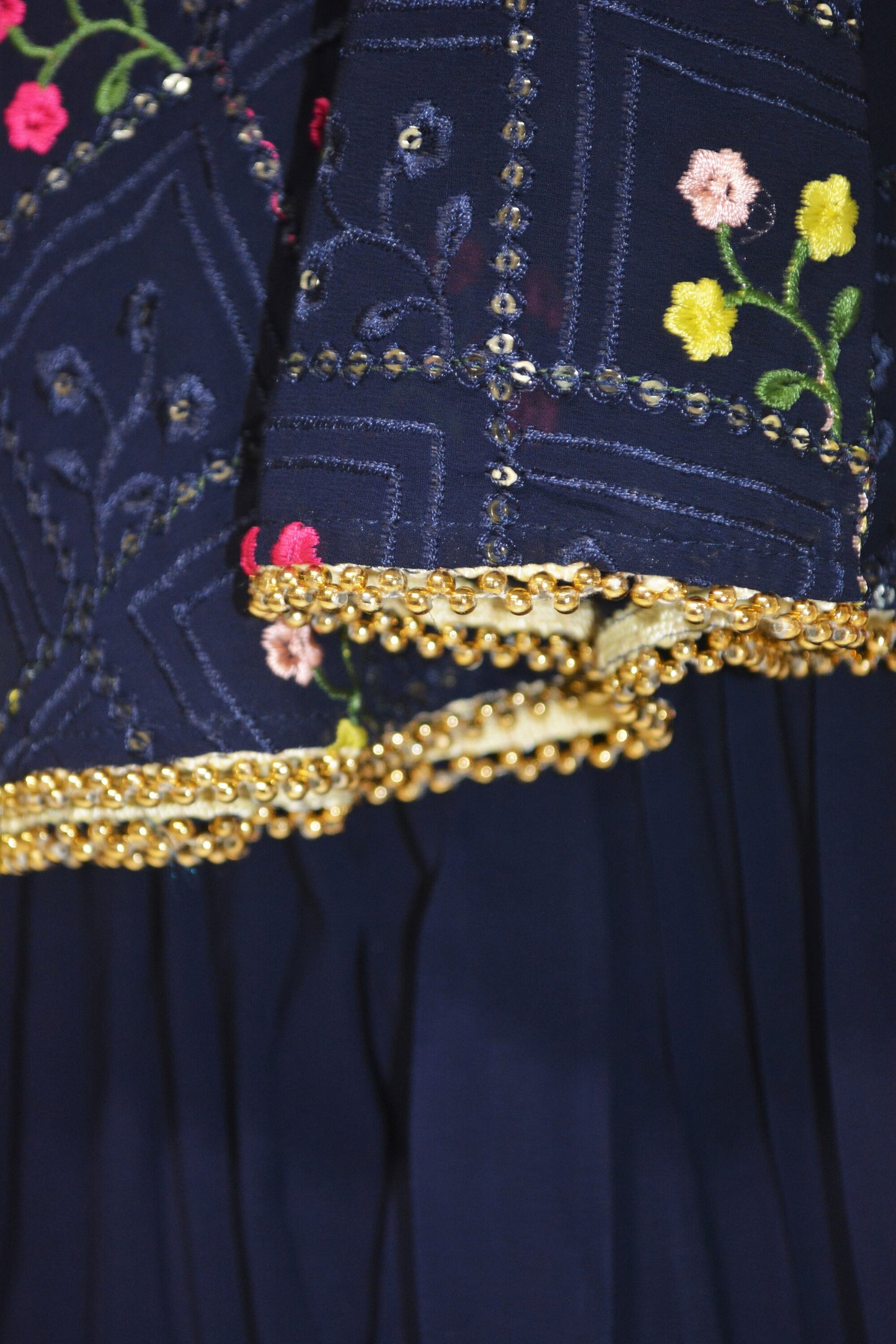 Navy Blue Sharara